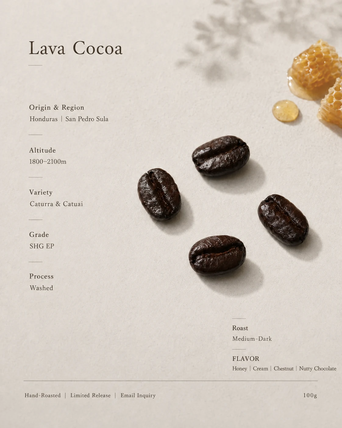 Lava Cocoa product showcase image.