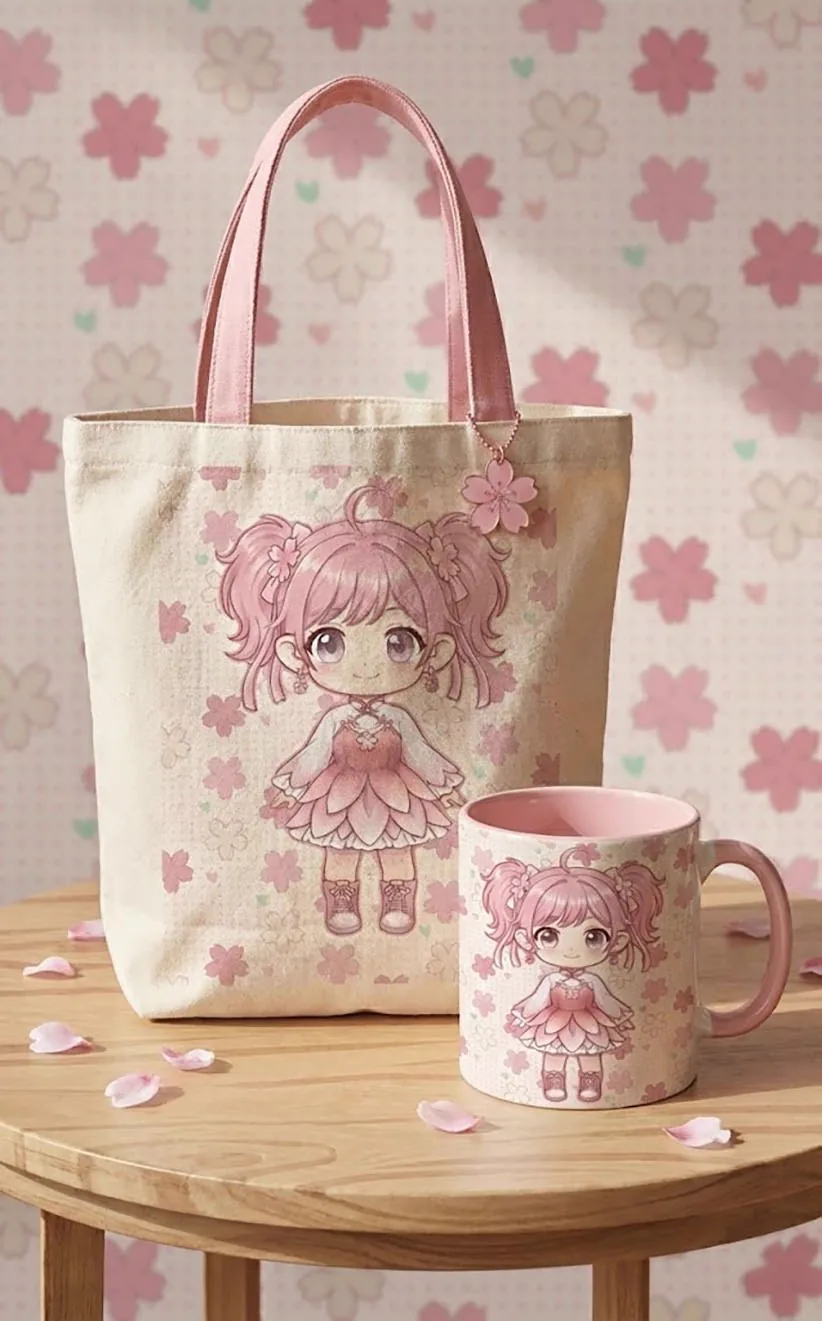 Pink Twintail IP Merchandise image 1.